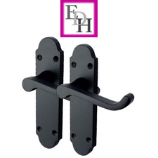 Matt Black Victorian Scroll