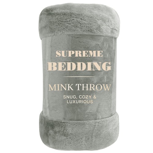 Large luxury faux fur - faux, throw