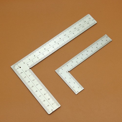 Stainless steel shaped ruler - l-shaped,
