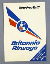 BRITANNIA AIRWAYS VINTAGE DUTY