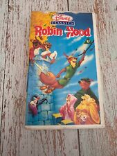 Vintage Walt Disney Classic Robin Hood VHS Video - Tested and Working