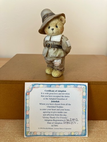 Cherished teddies jedediah - teddies, ,