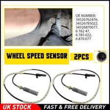 2x ABS Wheel Speed Sensor Rear For BMW 130i 325d 325i 330d 330i E81 E87 E91 E92