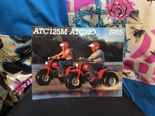 NOS 1985 HONDA ATC125M ATC110 BROCHURE
