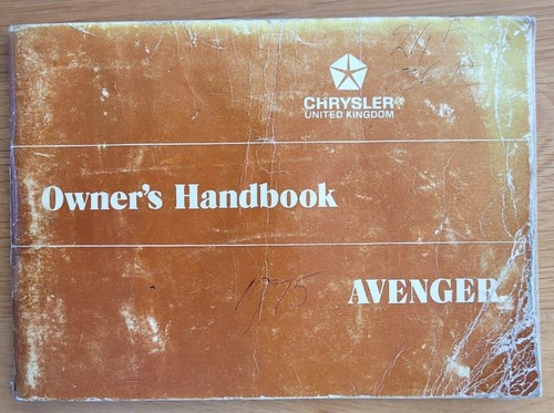 Chrysler avenger owner - chrysler, owner's