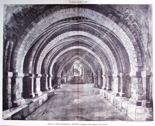 1894 clerkenwell crypt st - :,