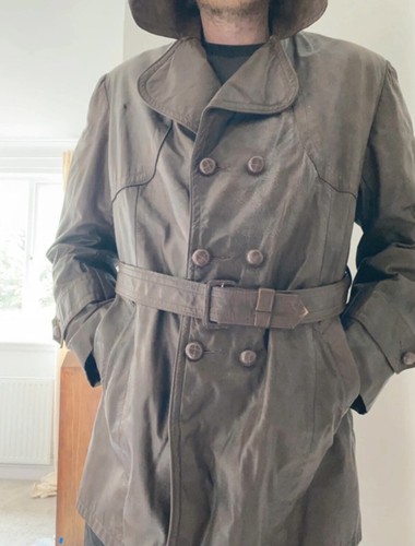 Mens vintage brown leather - mens,