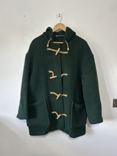 Gloverall Original Duffle Coat Mens Wool Vintage Green Jacket Ladies - Size 40