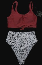 Womens ZAFUL Tankini Top Knot