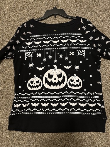 Halloween ugly xmas sweater - halloween,