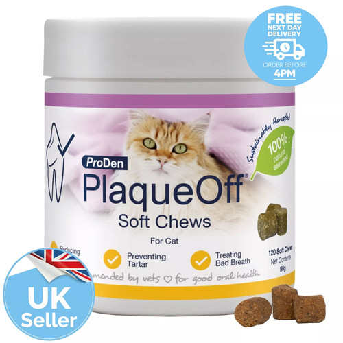Dental plaqueoff soft chews - plaqueoff,