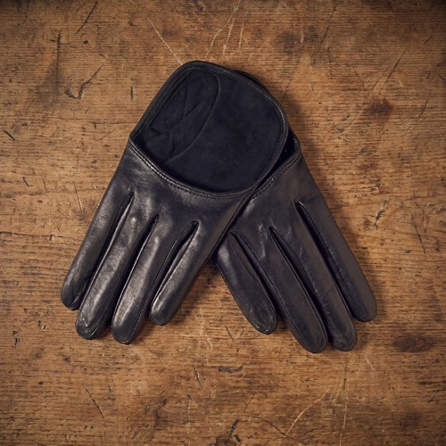 Lambskin short leather gloves - lambskin,