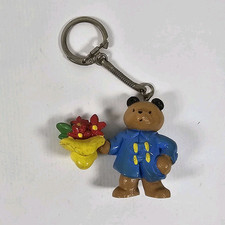 Paddington Bear Schleich Keyring 1988 Vintage Key Toy P&C/FF