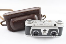 Wray London Stereo Graphic VINTAGE CAMERA w/ Wray Stereo 35mm F/4 Lenses Working