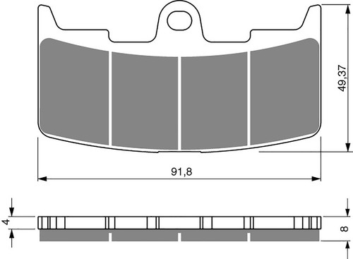 Brake disc pads front - brake,