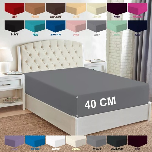 Extra deep fitted sheet - deep, cm