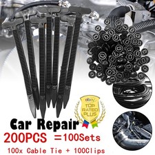 100Set Nylon Cable Tie Buckle
