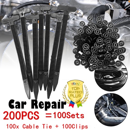 100set nylon cable - tie, buckle