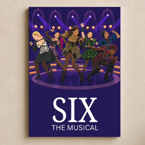 Six musical theatre - theatre, poster