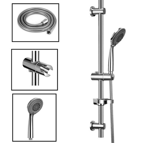 Adjustable slider rail shower - rail,