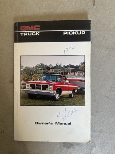 1986 gmc pickup owners - pickup,