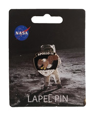 OFFICIAL NASA APOLLO 11 SPACE MISSION ENAMEL PIN BADGE BRAND NEW!