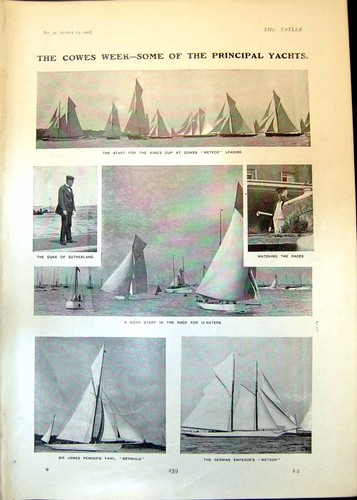 Old cowes week - old,