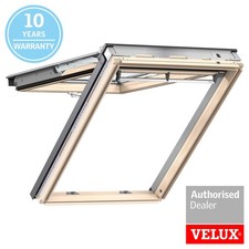 VELUX Roof Window GPL 3070, Pine, Top-hung, with selected Flashing Kit