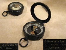 Early Francis Barker 'Prospecting Compass' dated 1906.