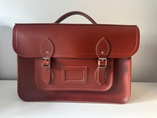 Cambridge Satchel Company Genuine Leather 15” Satchel Oxblood