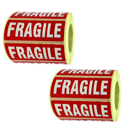 Fragile parcel labels - parcel, labels/stickers