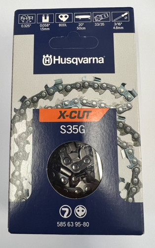 Husqvarna chainsaw chain cut - husqvarna, x-cut