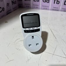 UK Plug-in Electricity Power Consumption Meter Energy Monitor Watt Kwh Analyzer