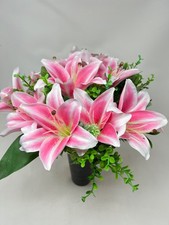 artificial graveside flowers - memorial, cemetery flowers 