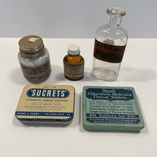 Lot Of 5 Vintage Tins And