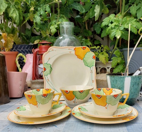 Art deco crown ducal - deco,