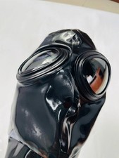 Black Latex Rubber Mask Full