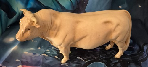 Vintage beswick charolais bull - beswick,