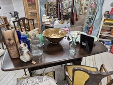 Ercol Refectory Plank Top Dining Table Retro 