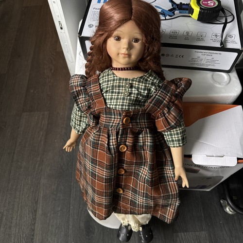 Collectible porcelain doll - porcelain,