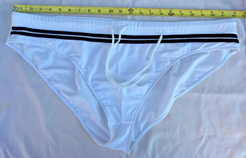 Big men speedo style white - big,