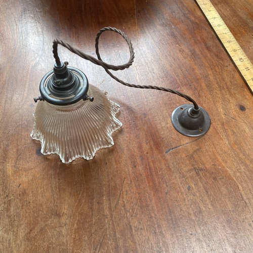 Holophane vintage pendant - holophane,