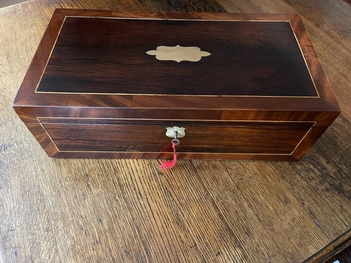 Victorian rosewood writing - victorian,