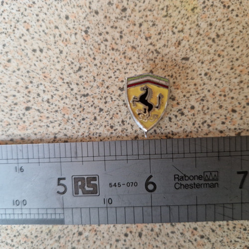 Vintage ferrari enamel - vintage, lapel