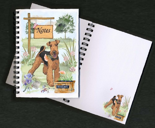 Airedale terrier dog - terrier,