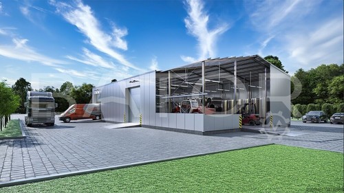 Steel storage 12x20x5 - storage, farm