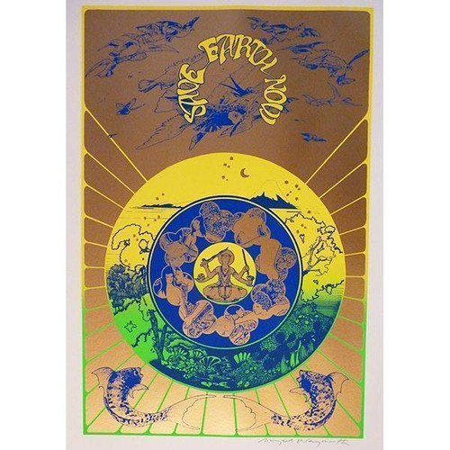 Hapshash screen printed poster - hapshash,