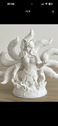 Ahri fantasy fox figurine - fantasy,