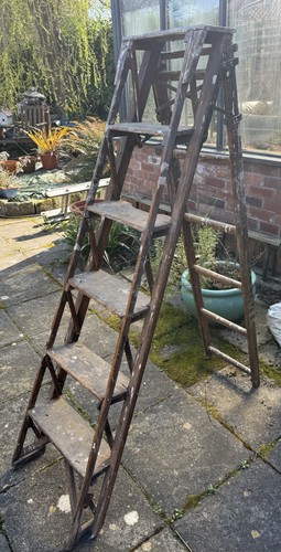 Vintage ladders architectural - ladders.,