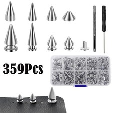 359Pcs Punk Spikes and Studs